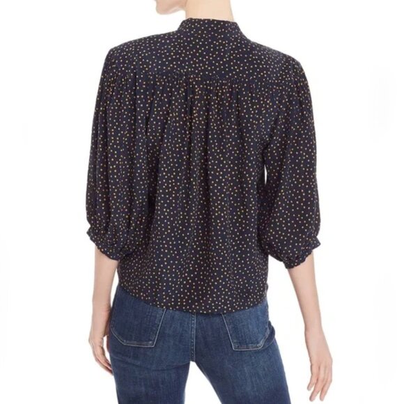 Frame Silk Blouse Cali Polka Dot NWT - Picture 3 of 10